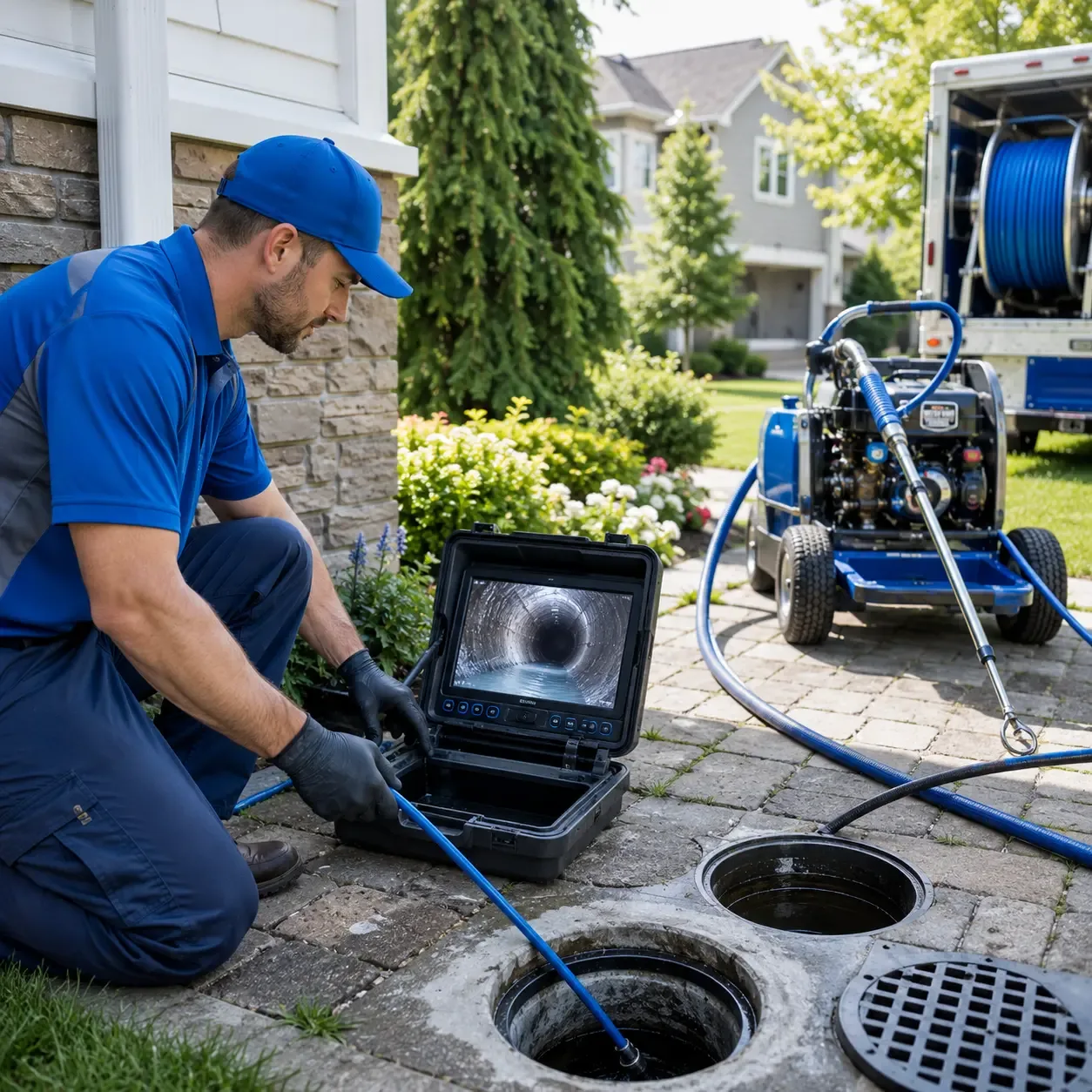 Outdoor drain cleaning professionals serving Nottingham, NH